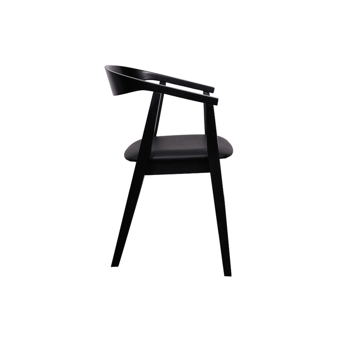 Stockholm Dining Chair - Black / PU