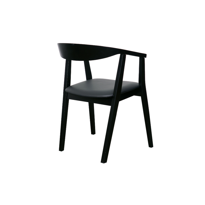 Stockholm Dining Chair - Black / PU