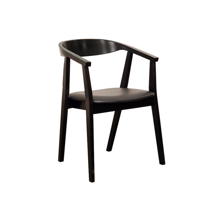 Stockholm Dining Chair - Black / PU