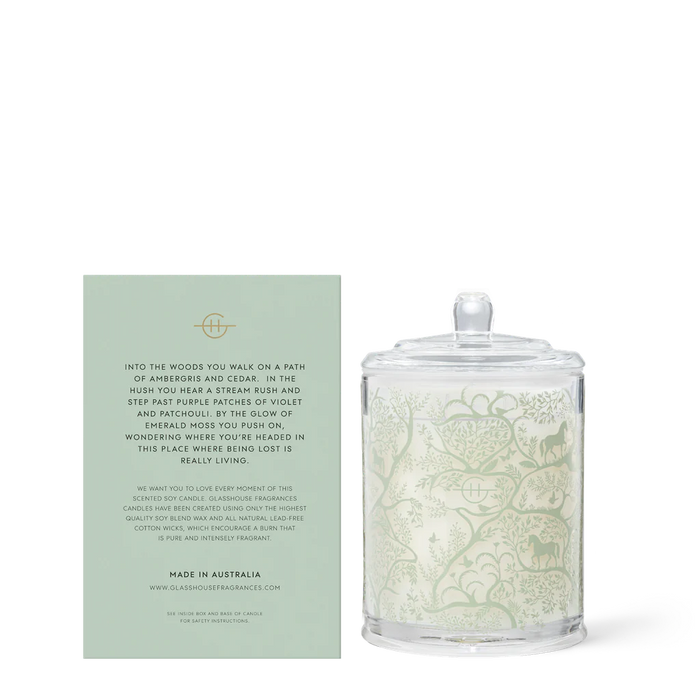 Glasshouse 380g Candle Woodland Wander -24