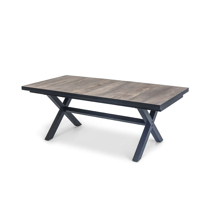 Charcoal Extension Table 205 to 265cm