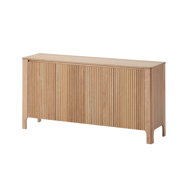 'Tonnelle 4 Drawer Buffet Hardwood / HS131 Oak Finish 1800x450x900