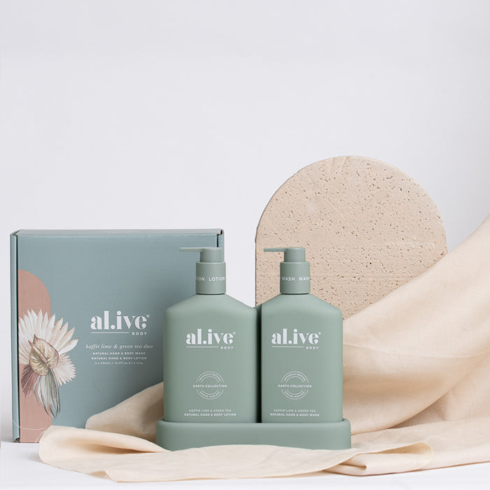 al.ive body Kaffir Lime & Green Tea Duo