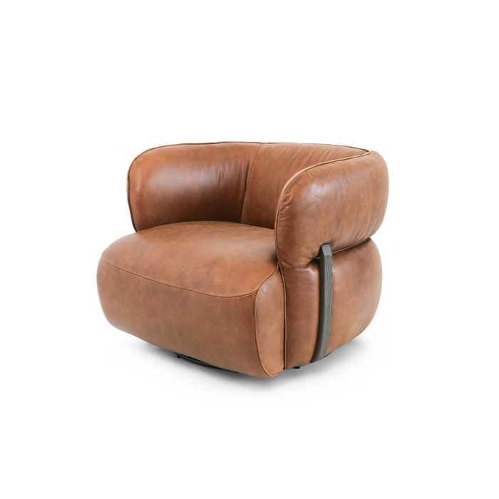 11072SW 1P GLE4105 Leather Swivel Chair