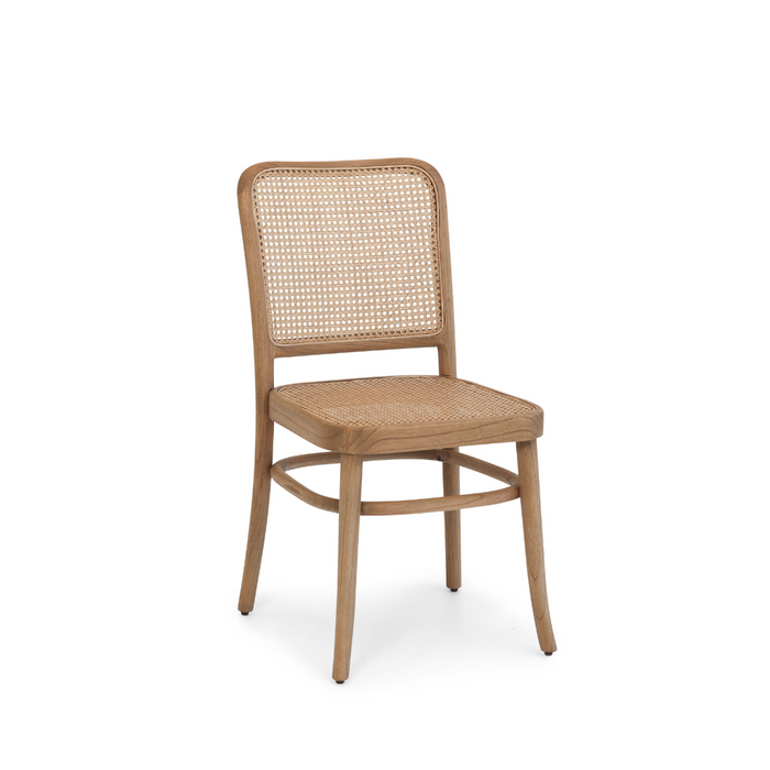 Rattan Dining Chair in Natural Bridge