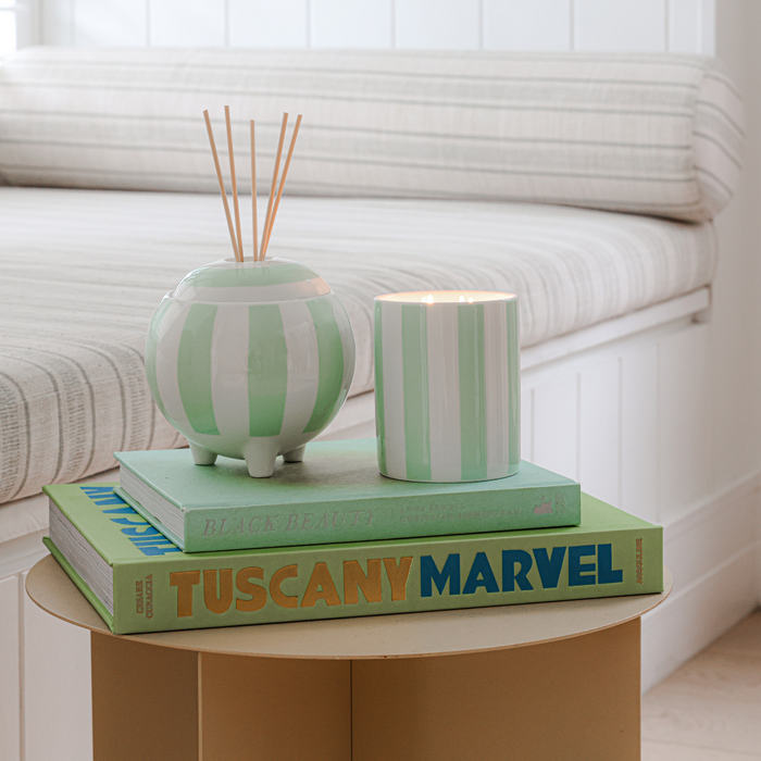 Moss St Ceramic Diffuser 350ml - Avocado & Fresh Mint