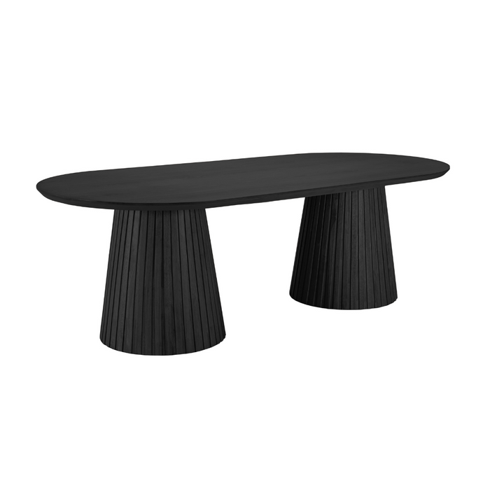 'Halls Dining Table Black 2700x1300x760