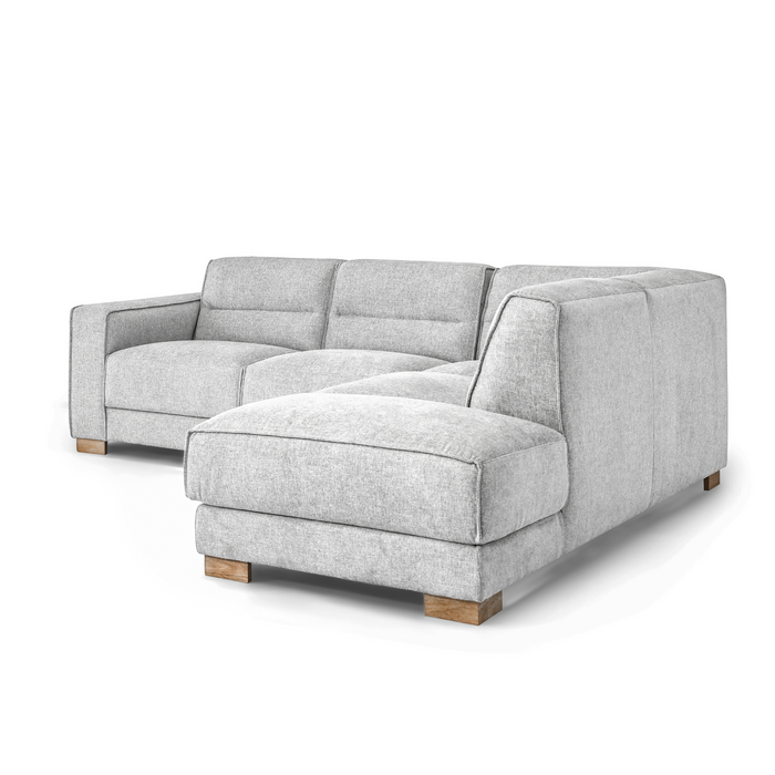 'Tommy RHF Chaise fabric Belfast Grey 040