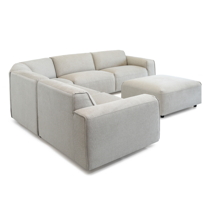 Miles 5 Piece Modular Lounge - Beige