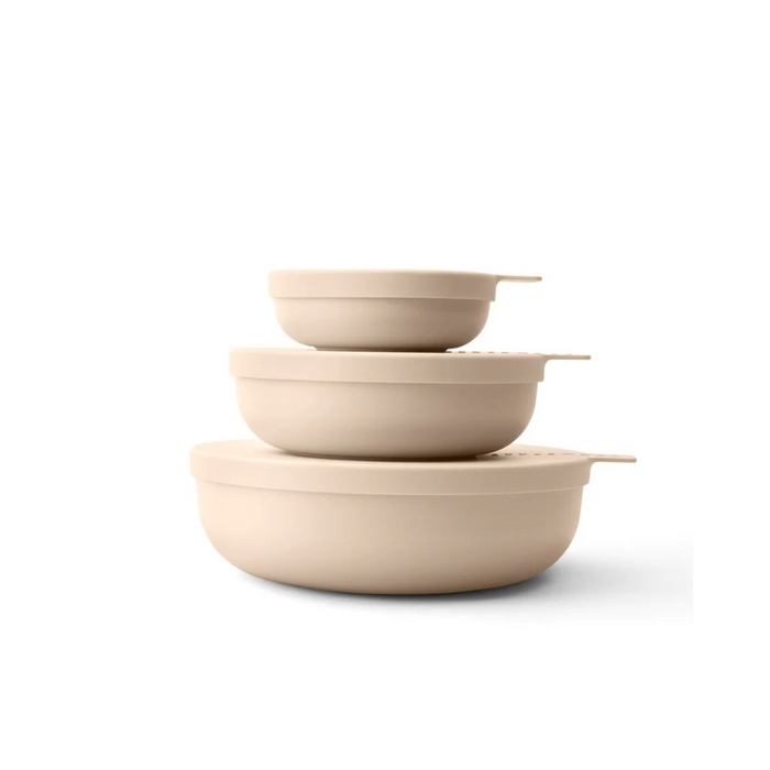 'Styleware Nesting Bowl 3 Piece - Biscotti