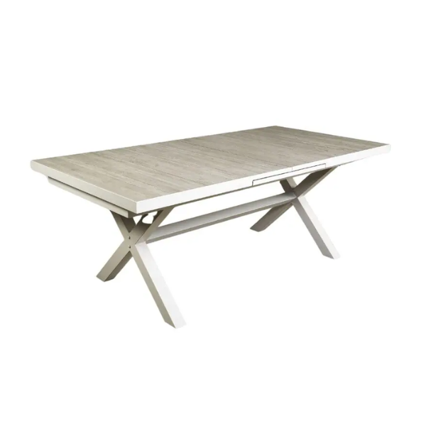 Outdoor Extension Table 201 to 261cm Warm White
