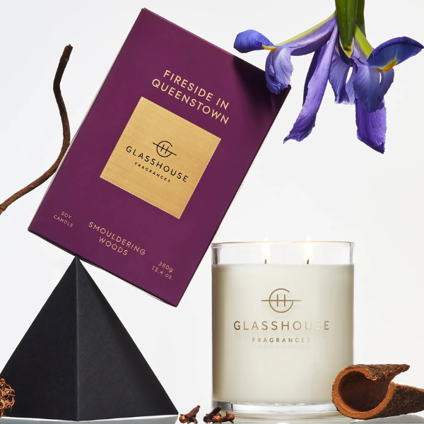 Glasshouse 380g Candle - Fireside in Queenstown