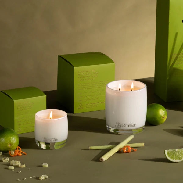 400g Candle - Lemongrass , Mandarin Zest, Tahitian Lime, Sandalwood