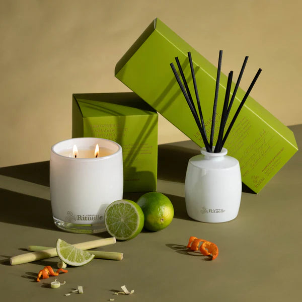 220ml Diffuser - Lemongrass, Mandarin Zest, Tahitian Lime, Sandalwood