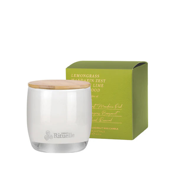 140g Candle - Lemongrass, Mandarin Zest, Tahitian Lime, Sandalwood