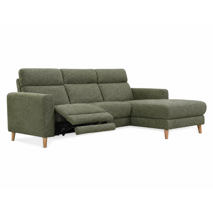 Cooper Reclining 3 Seater w/ Chaise - Fabric