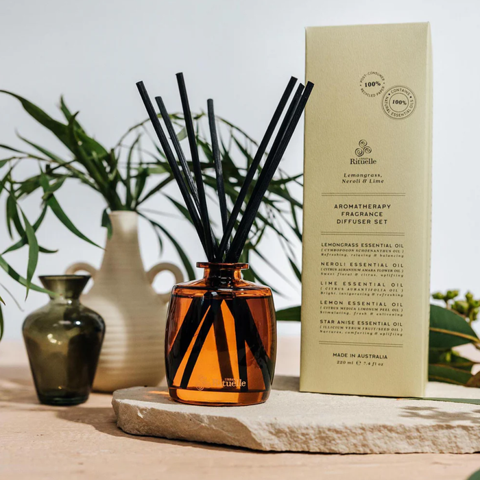220ml Diffuser - Lemongrass, Neroli & Lime