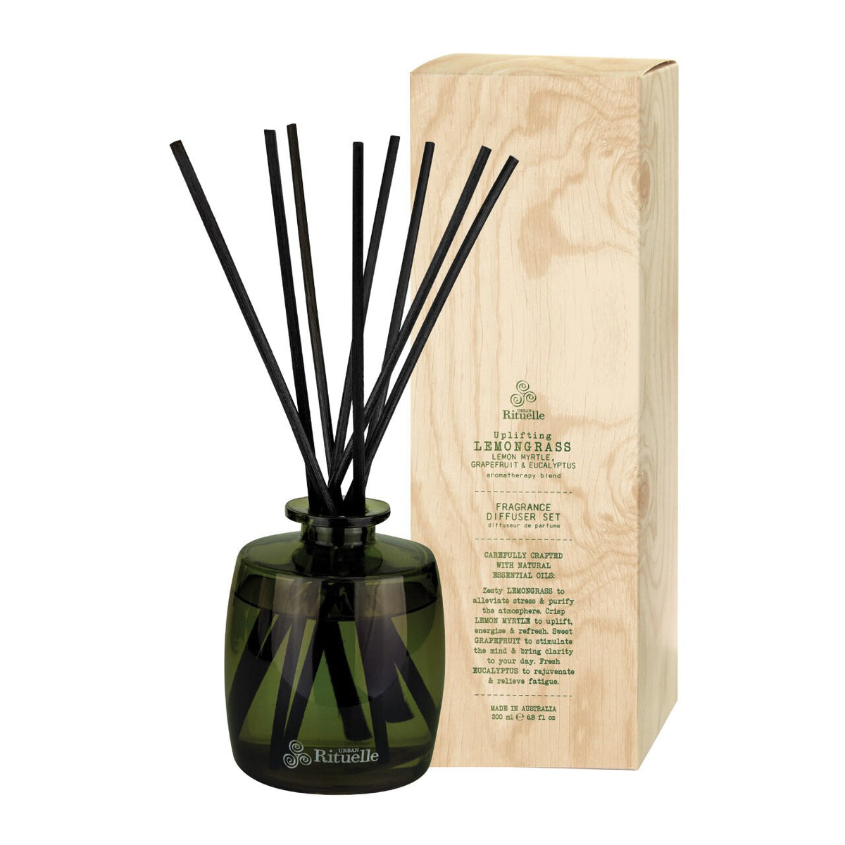 220ml Diffuser - Lemongrass, Lemon Myrtle, Grapefruit & Eucalyptus ...