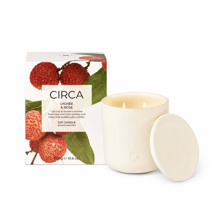 Circa Home 300g Candle Lychee & Rose