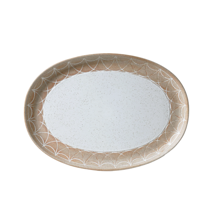 'Oval Platter Natural Entertainer