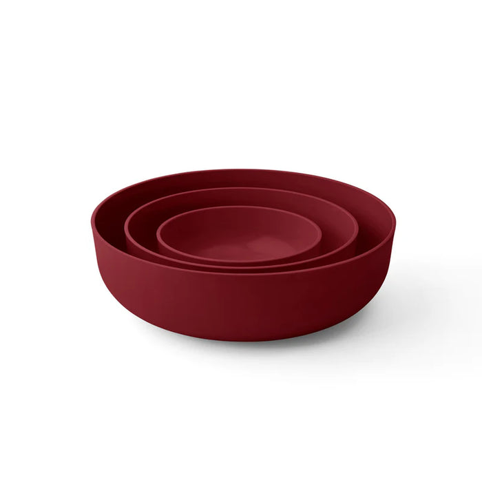 'Styleware Nesting Bowl 3 Piece - Merlot