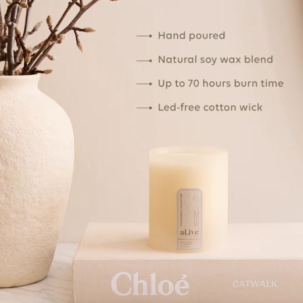 'Alive Sea Cotton & Coconut Soy Candle